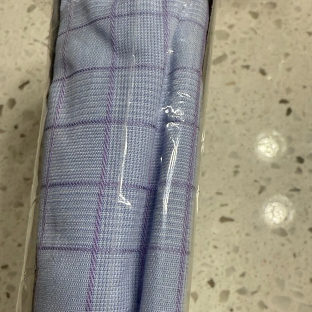 Nordstrom Woven Boxers Lavender Good Grid Plaid Cotton SZ‎ 44